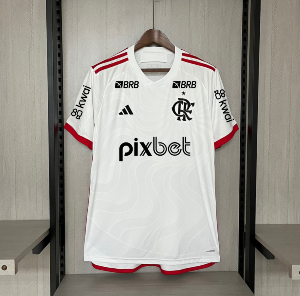 CAMISA FLAMENGO AWAY TORCEDOR (TODOS PATROCINADORES)