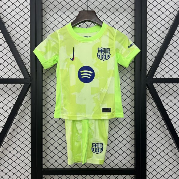 CONJUNTO BARCELONA INFANTIL AWAY 2024 2025