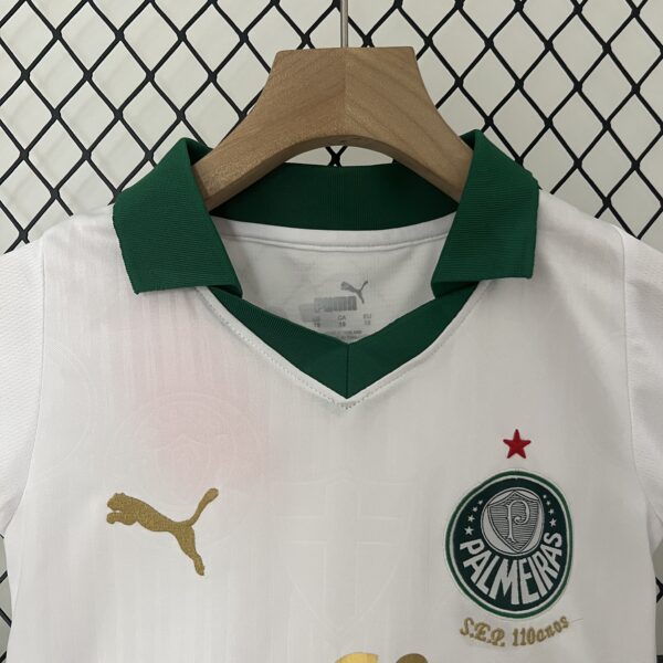 CONJUNTO PALMEIRAS INFANTIL AWAY 2024 2025 - Image 2