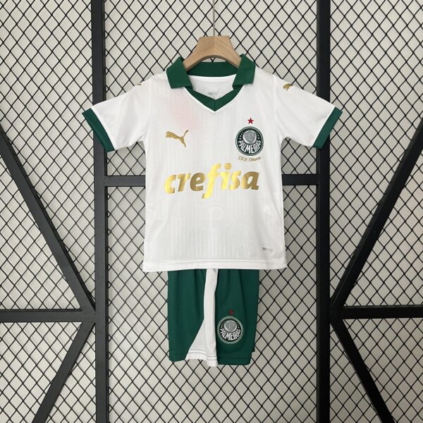 CONJUNTO PALMEIRAS INFANTIL AWAY 2024 2025