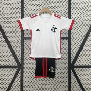 CONJUNTO FLAMENGO INFANTIL AWAY 2024 2025