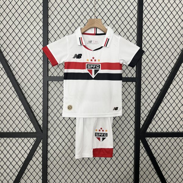 CONJUNTO SÃO PAULO INFANTIL HOME 2024 2025