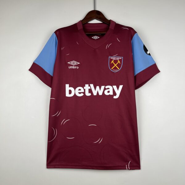 CAMISA WEST HAM HOME 2023 2024 TORCEDOR